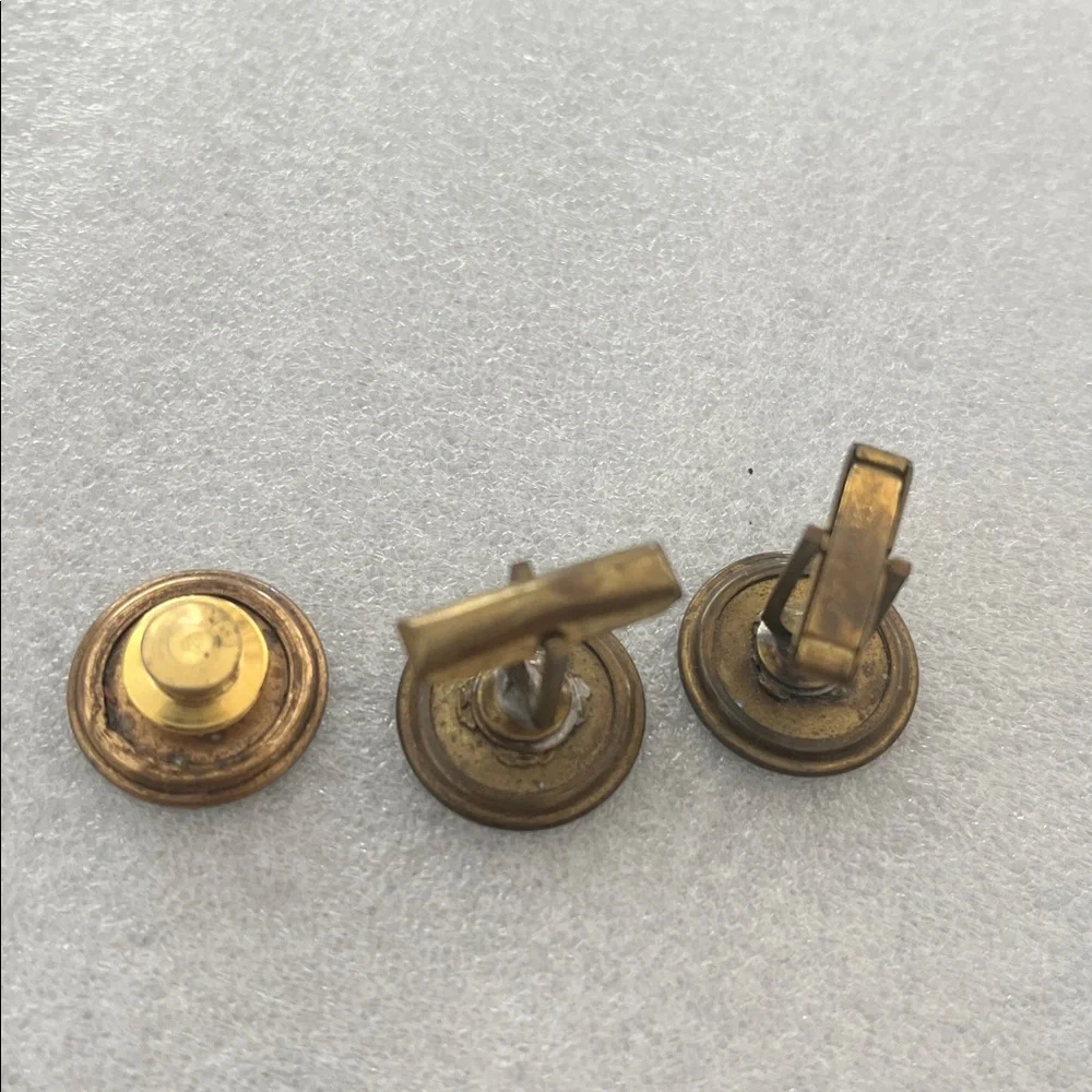 Vintage Remington Peters 20 Gauge Cuff Links & Tie Tack Set fired brass